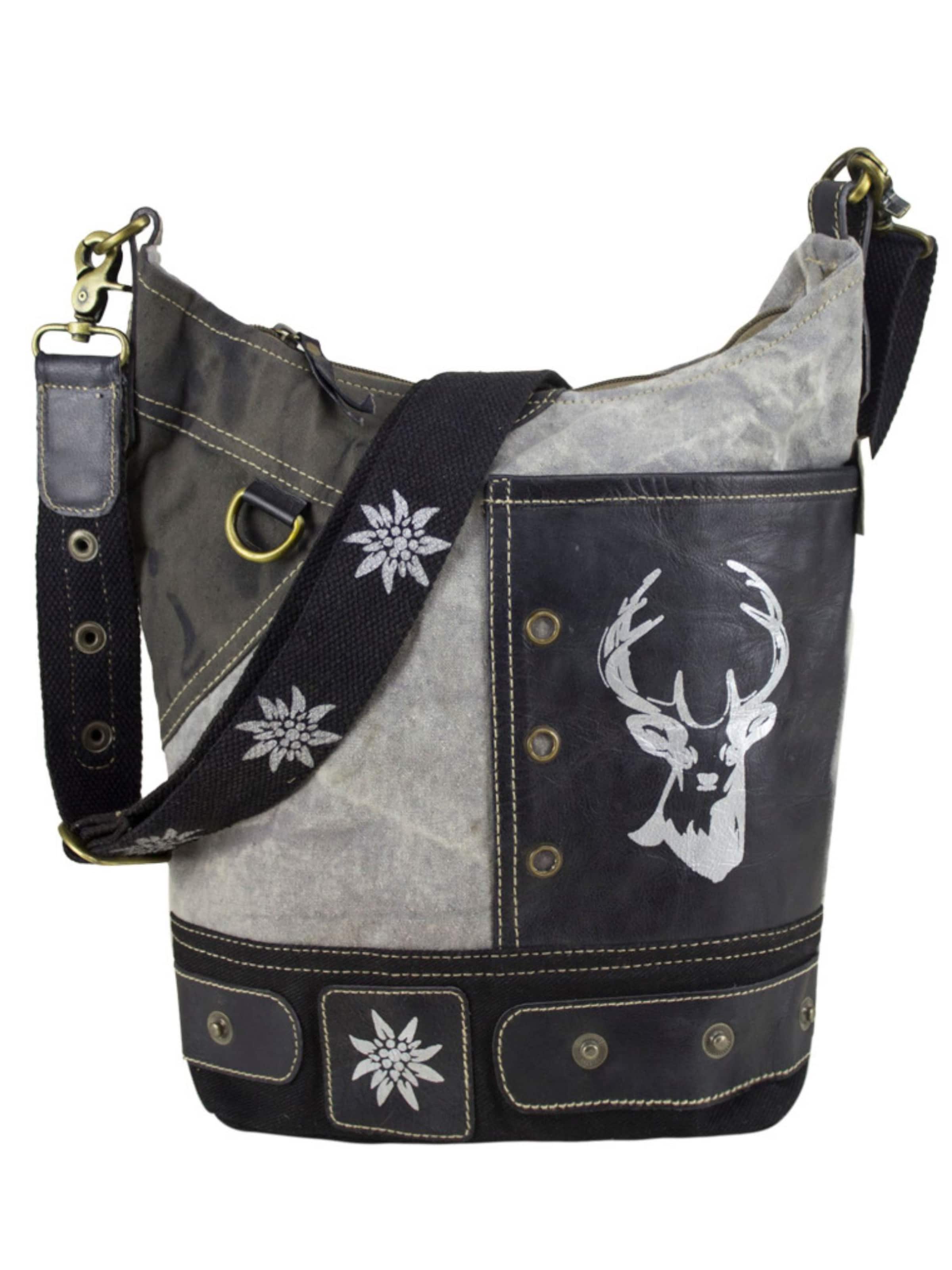 DOMELO Umhängetasche 'Domelo' in Schwarz: Vorderseite