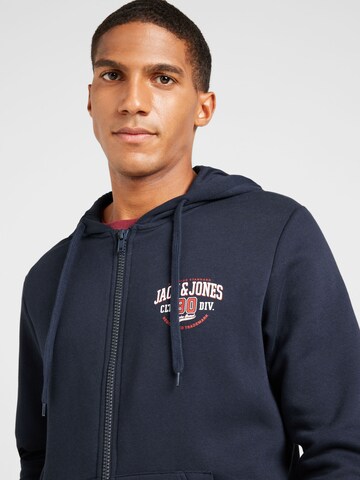JACK & JONES Sweatjacke in Blau