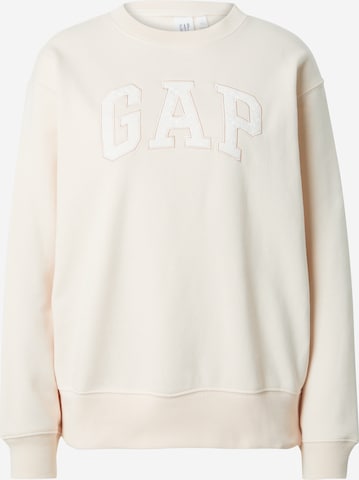 GAP Sweatshirt 'HERITAGE' in Beige: front