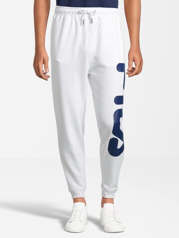 FILA - Tapered Pantalón deportivo ' Apparel BRONTE ' en blanco: frente