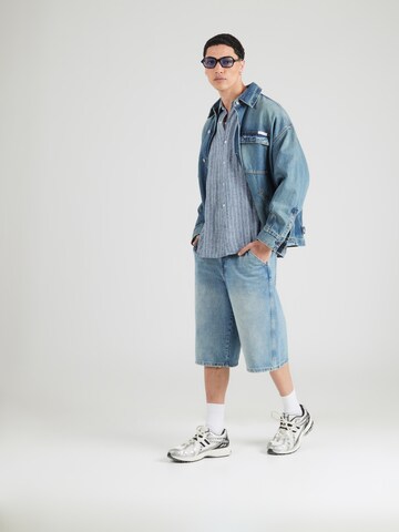 Calvin Klein Comfort fit Button Up Shirt in Blue