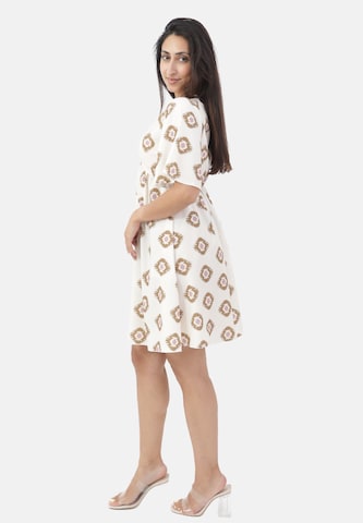 Elara Dress in Beige