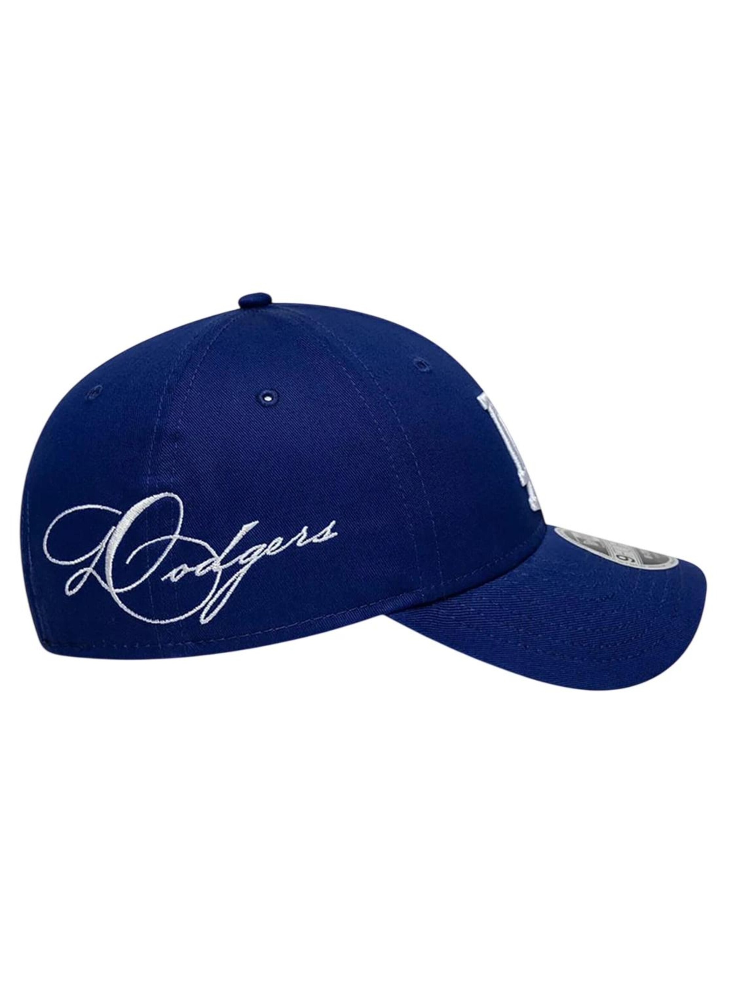 NEW ERA Cap '9FORTY MLB Los Angeles Dodgers Side Script'‌‌‌‌‌‌‌‌‌ in Blau