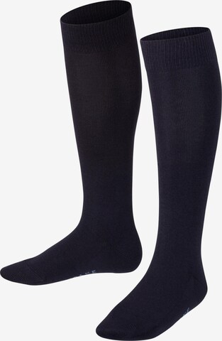 FALKE Socks 'Family' in Blue: front