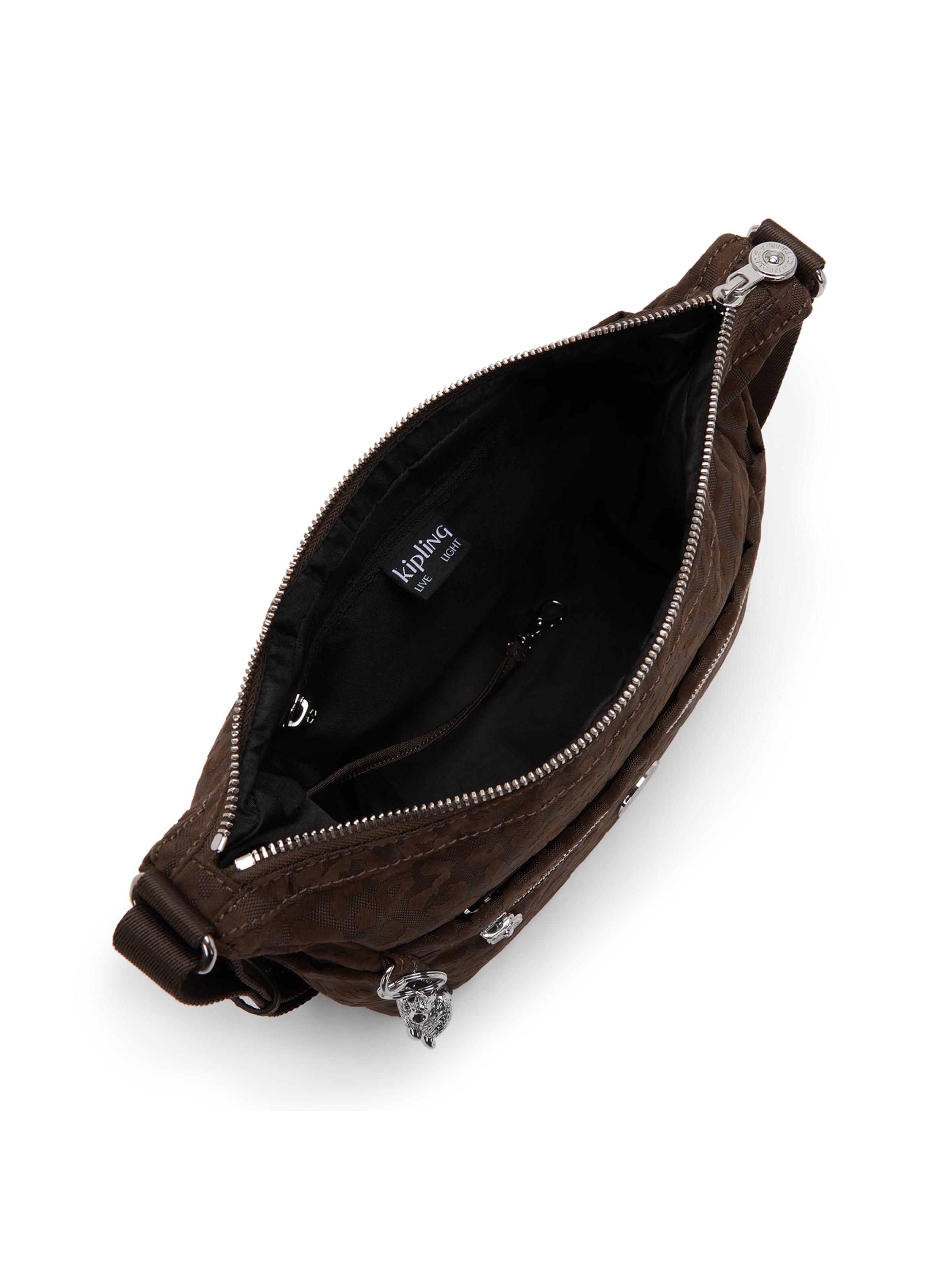 KIPLING - Mala de ombro 'Gabb S' em castanho