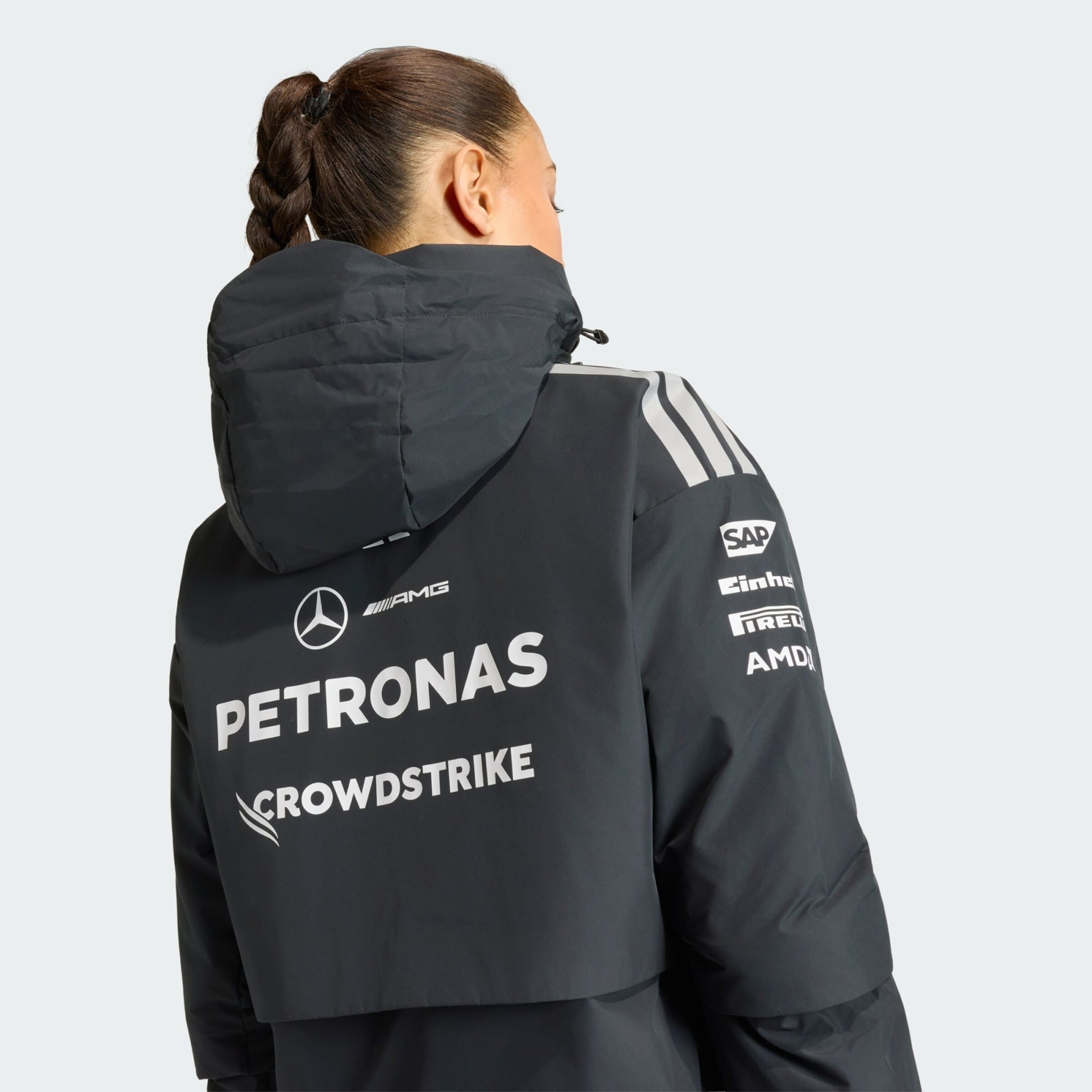 ADIDAS PERFORMANCE Sportjas 'Mercedes AMG Petronas Formula 1 Team' in Zwart