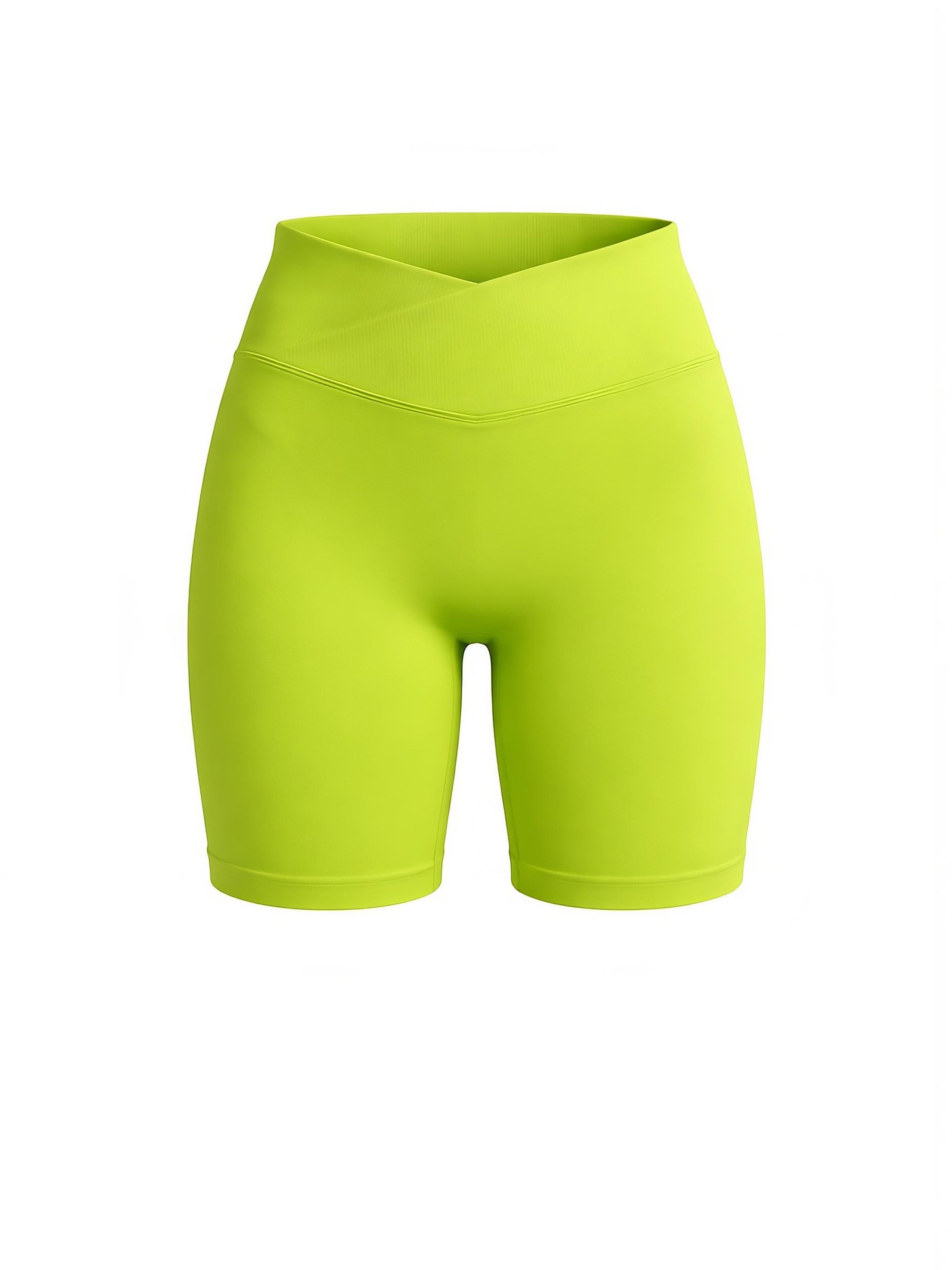 Empire Embodied Slim fit Leggings 'Shorts Venus White Grape recycelt' in Green: front