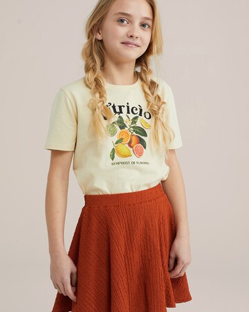 WE Fashion - Camisola em amarelo: frente