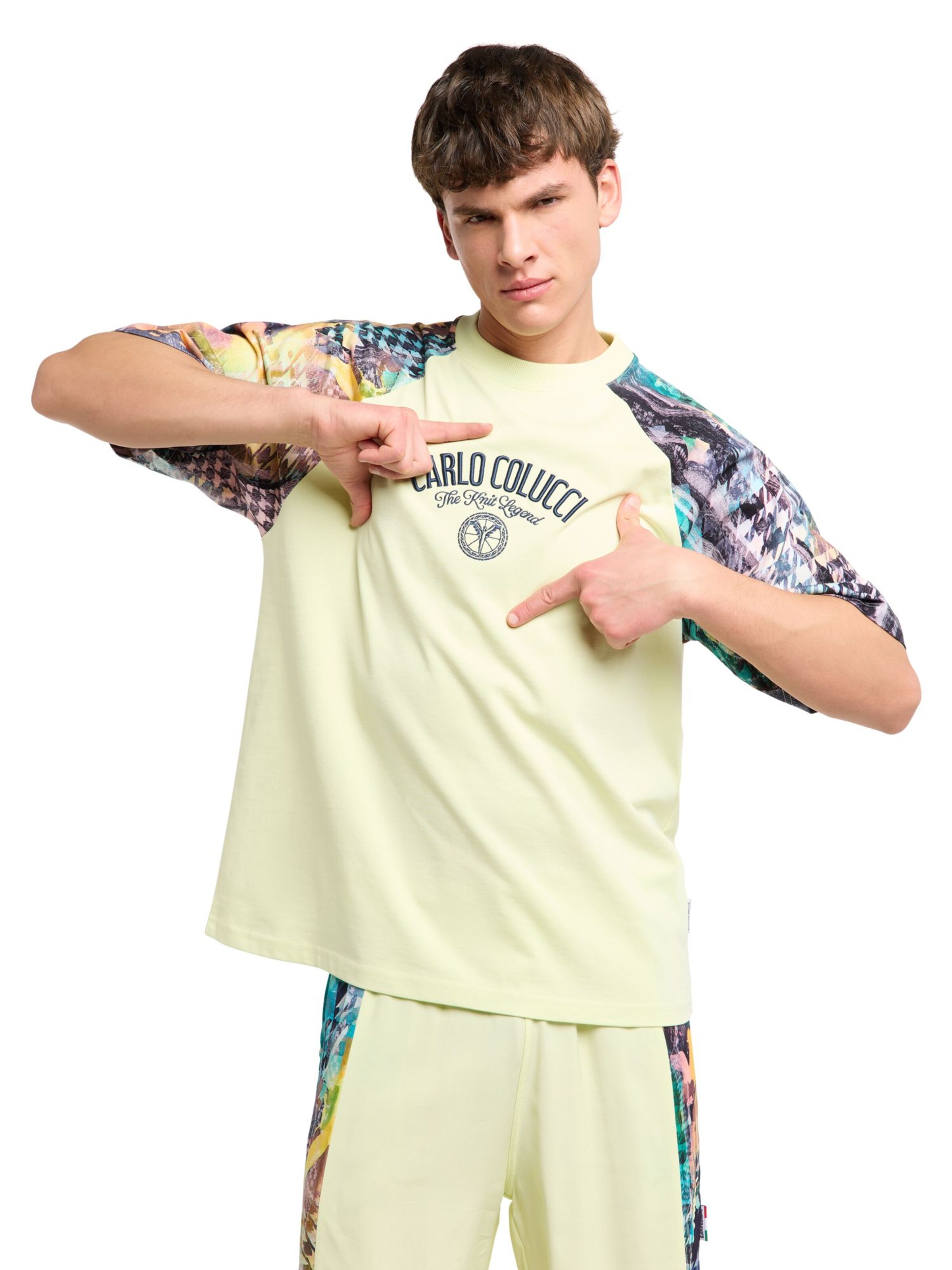 Carlo Colucci Shirt 'Felicetti' in Green: front