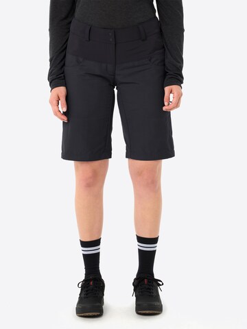 VAUDE Regular Outdoorbroek 'Qimsa' in Zwart: voorkant