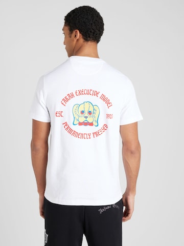 FARAH T-shirt 'Sholto' i vit: framsida