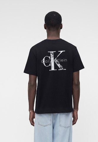 Calvin Klein Jeans Shirt in Zwart: voorkant