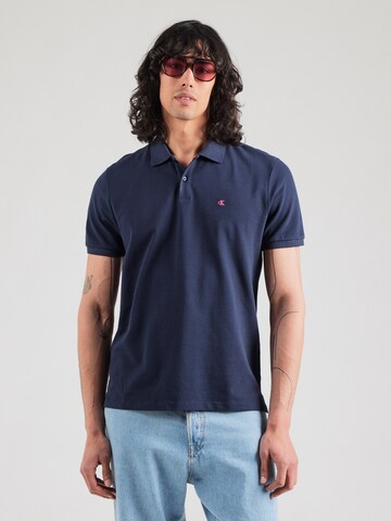 mėlyna Calvin Klein Jeans Marškinėliai: priekis