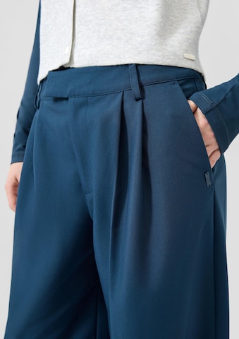 QS - regular Pantalón en azul