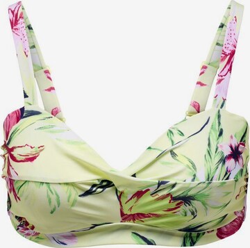 ONLY Carmakoma Bustier Bikinitop in Groen: voorkant