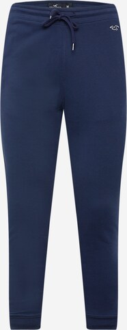 HOLLISTER Tapered Trousers in Blue: front