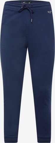 Effilé Pantalon HOLLISTER en bleu : devant