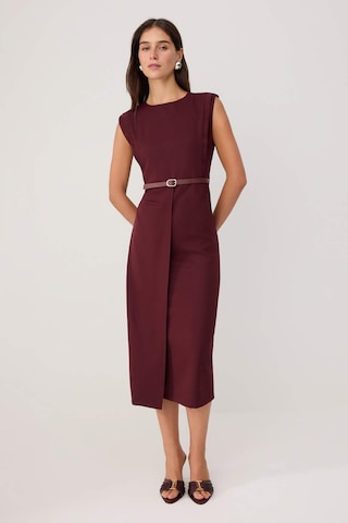 Trendyol - Vestido de tubo en rojo: frente