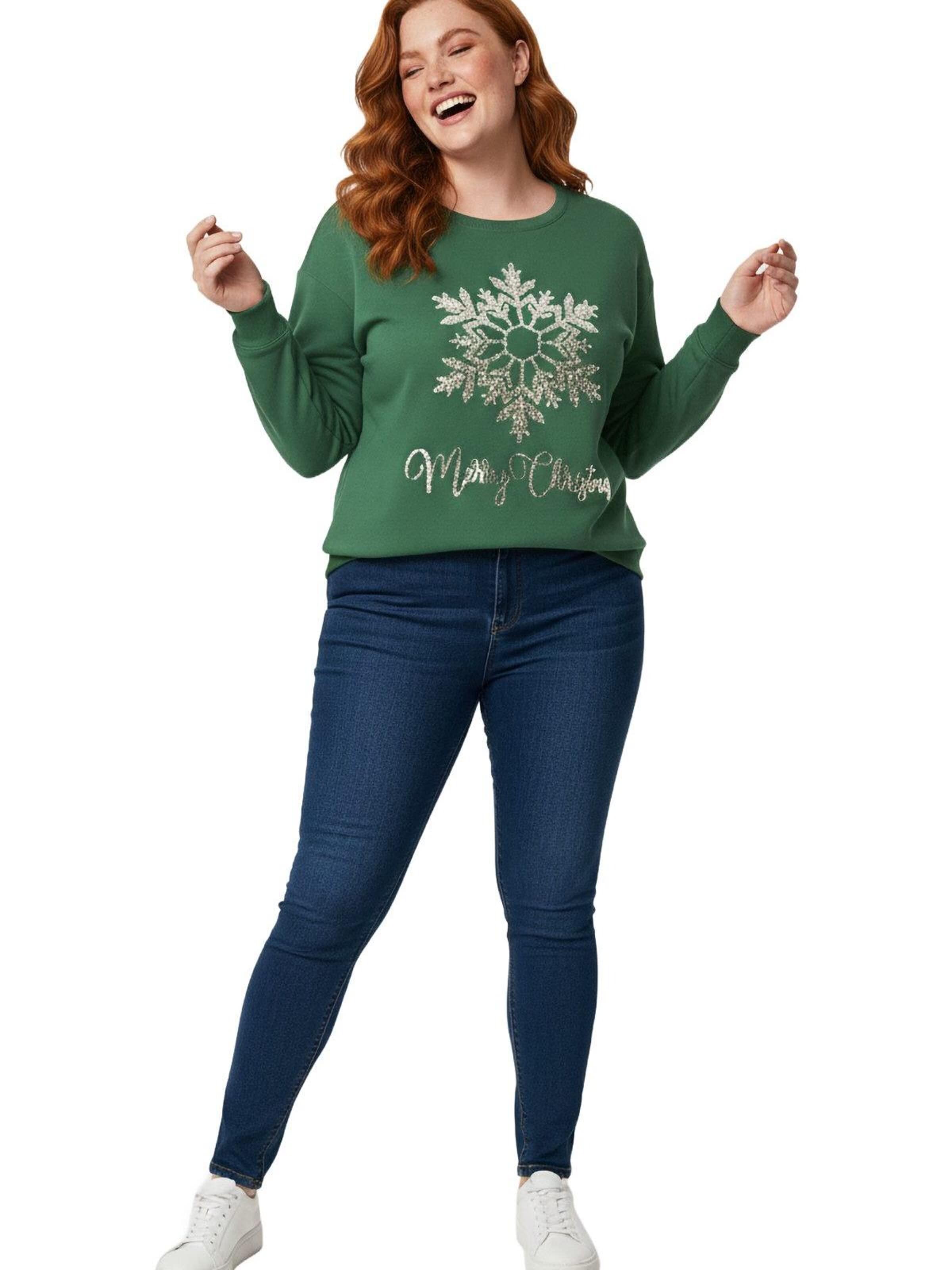 Shape Of You Sweatshirt‌ in Grün