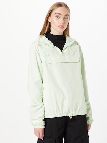 Urban Classics Between-Season Jacket in Green: front