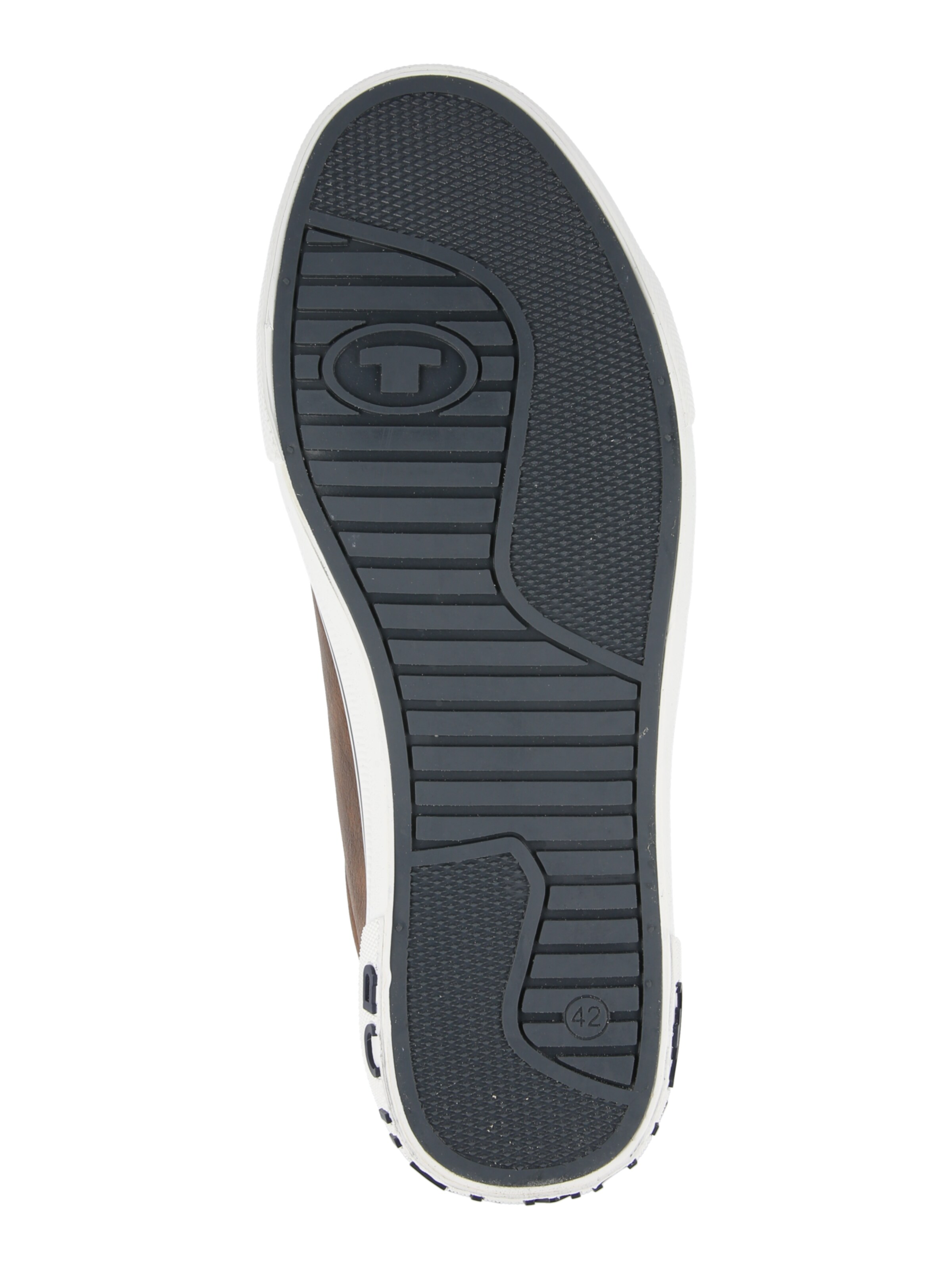 TOM TAILOR Nízke tenisky - Hnedá