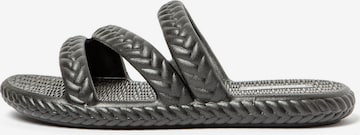 Brasileras Pantolette 'Sira' in Schwarz: Vorderseite