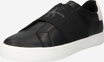 Scarpa slip-on di Calvin Klein Jeans in nero: frontale