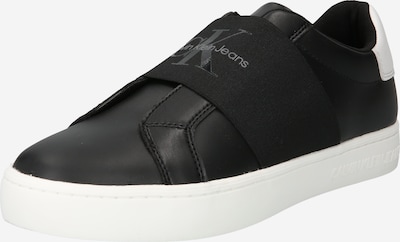 Calvin Klein Jeans Slip On i mørkegrå / sort / hvid, Produktvisning