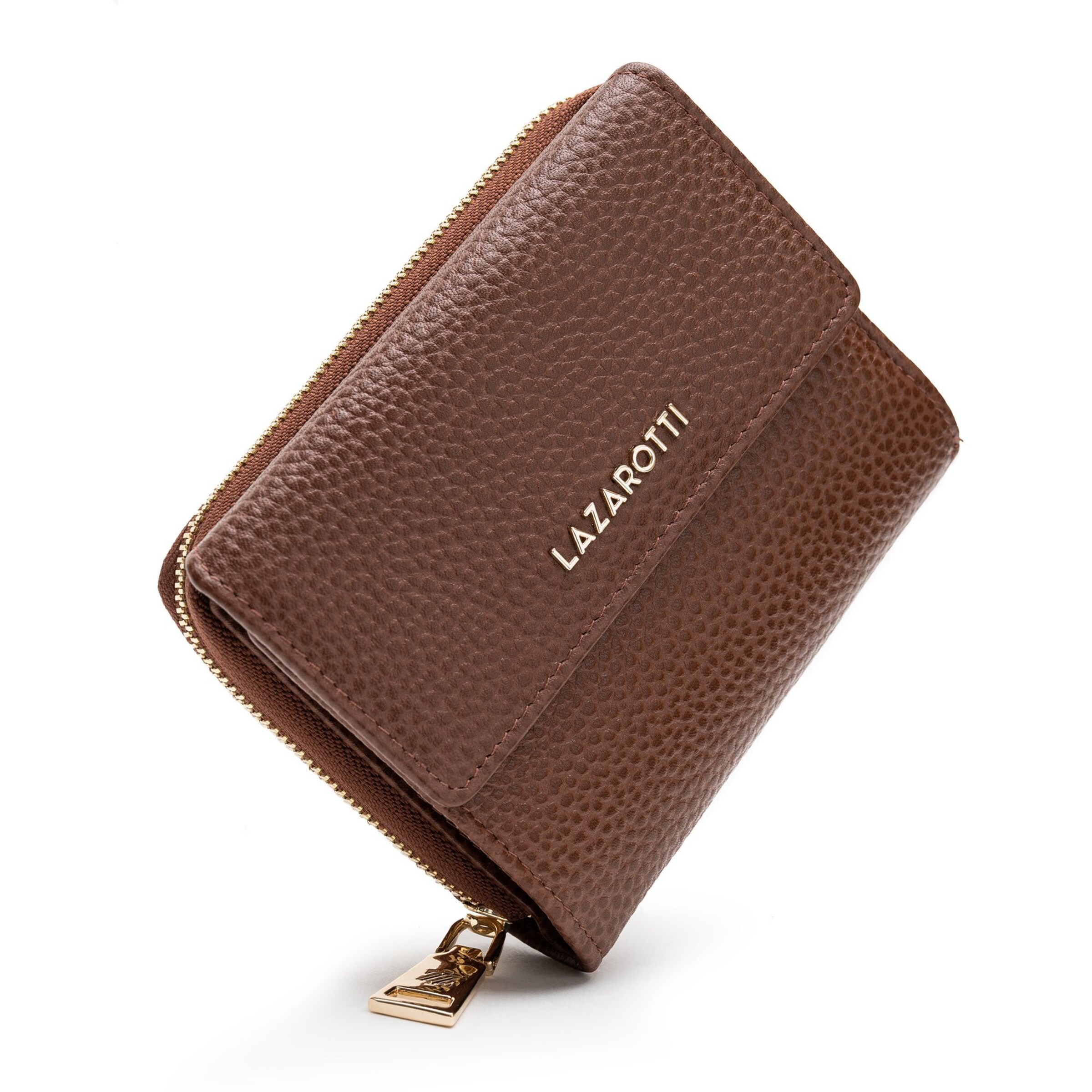 Portamonete 'Bologna' di Lazarotti in marrone