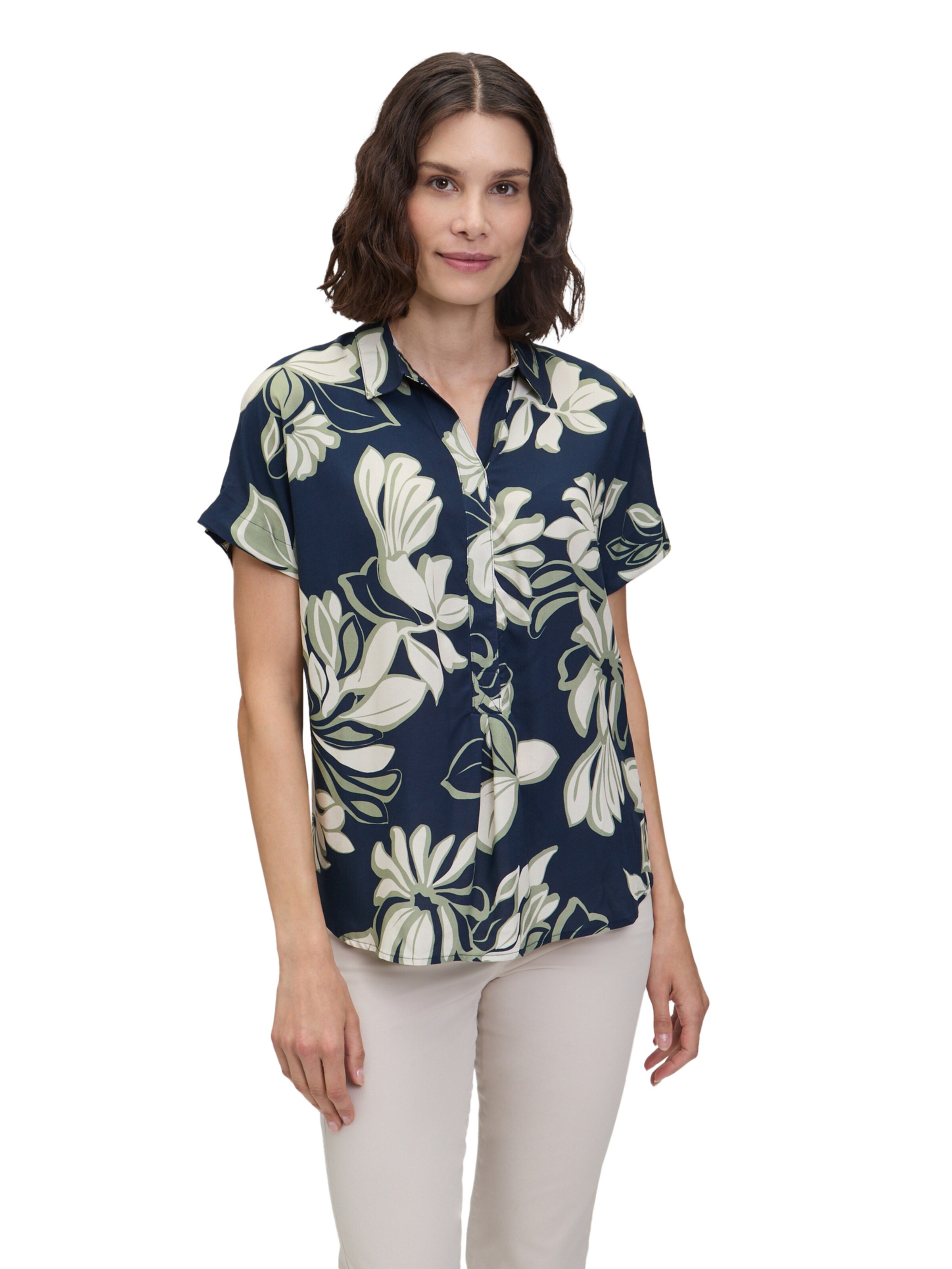 Camicia da donna di Betty Barclay in blu: frontale