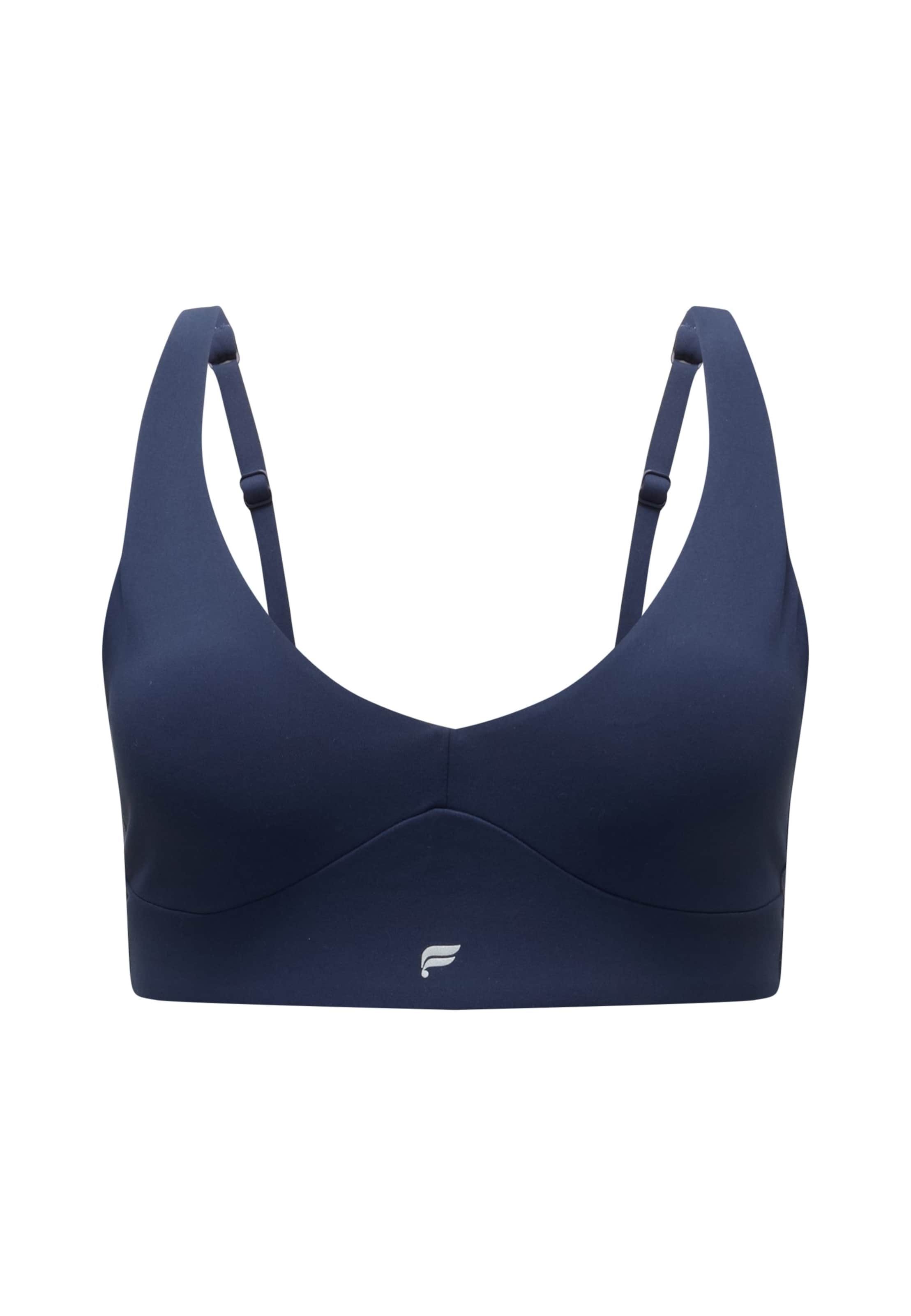 Fabletics Sport-BH 'PURELUXE' in Blau: Vorderseite
