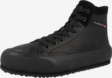 DIESEL Sneakers hoog 'S-Principia' in Zwart: voorkant