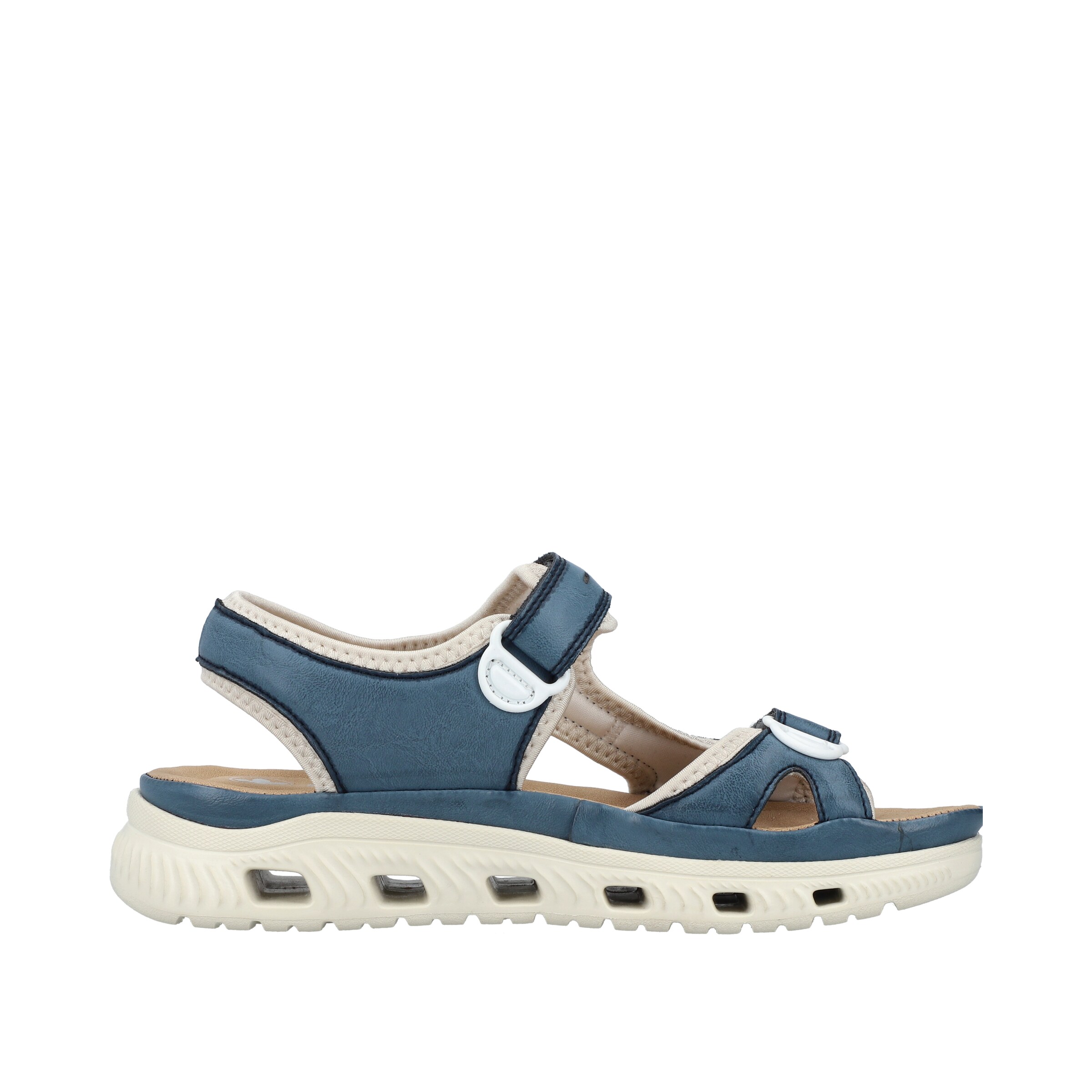 Rieker Hiking Sandals '64066' in Blue