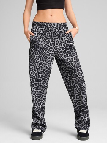 PUMA Wide Leg Hose 'T7' in Schwarz: Vorderseite