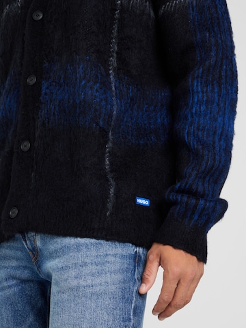 HUGO Gebreid vest 'Soena' in Zwart