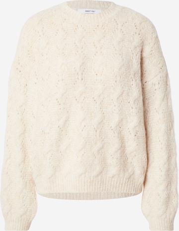 ABOUT YOU Sweater 'Viola' in Beige: front