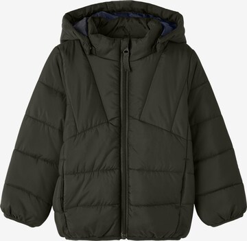 NAME IT Winter Jacket 'Memphis' in Green: front