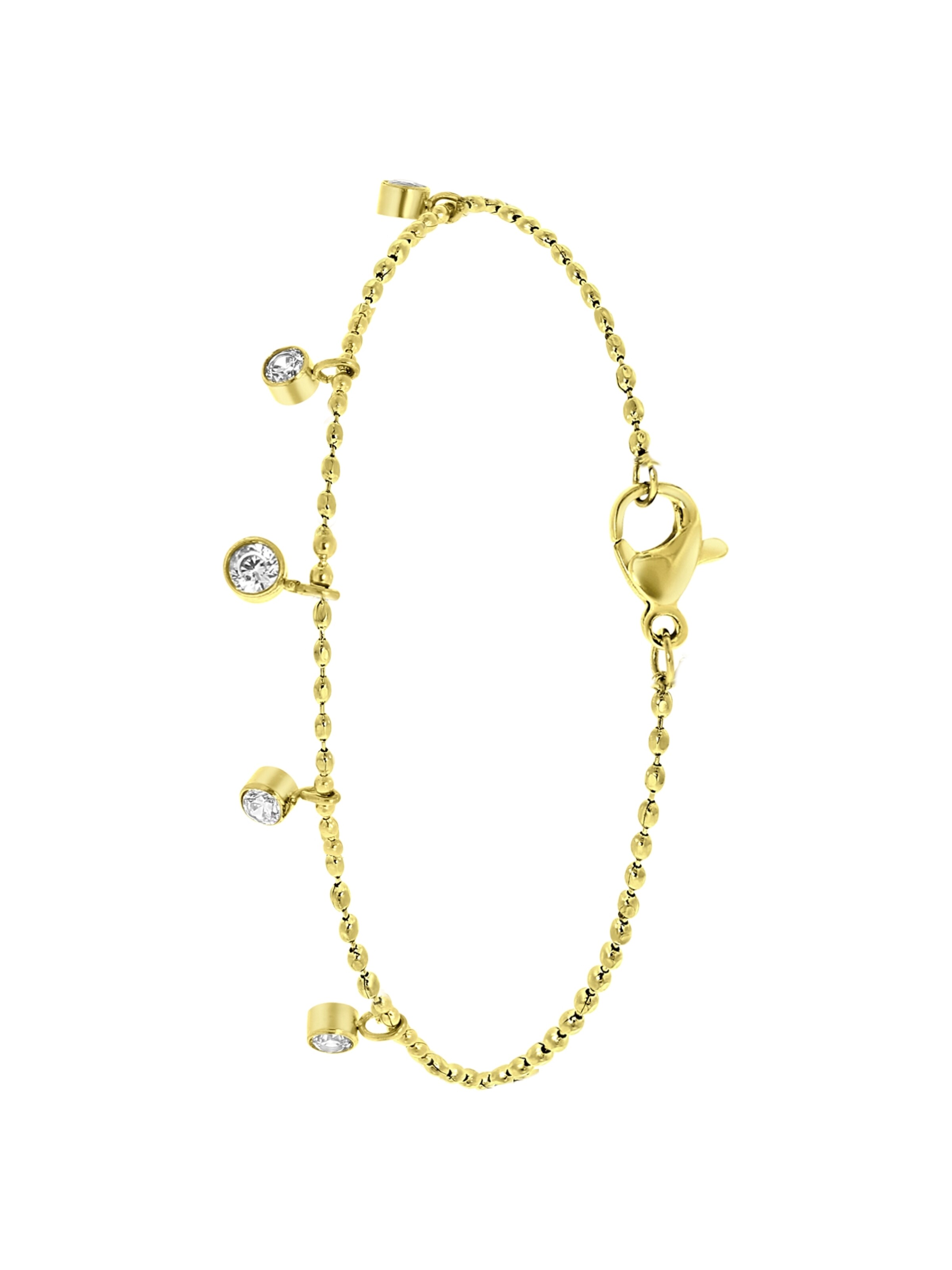 Lucardi Bracelet in Gold: front