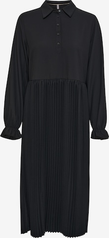 Robe-chemise 'Betty' CULTURE en noir : devant