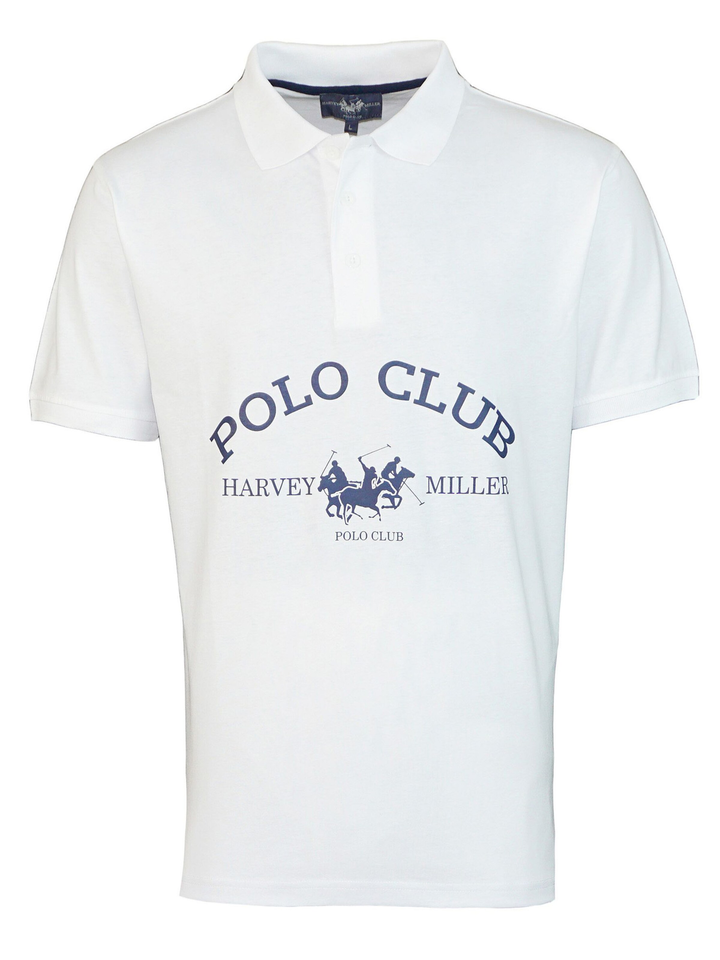 T-Shirt HARVEY MILLER en blanc : devant