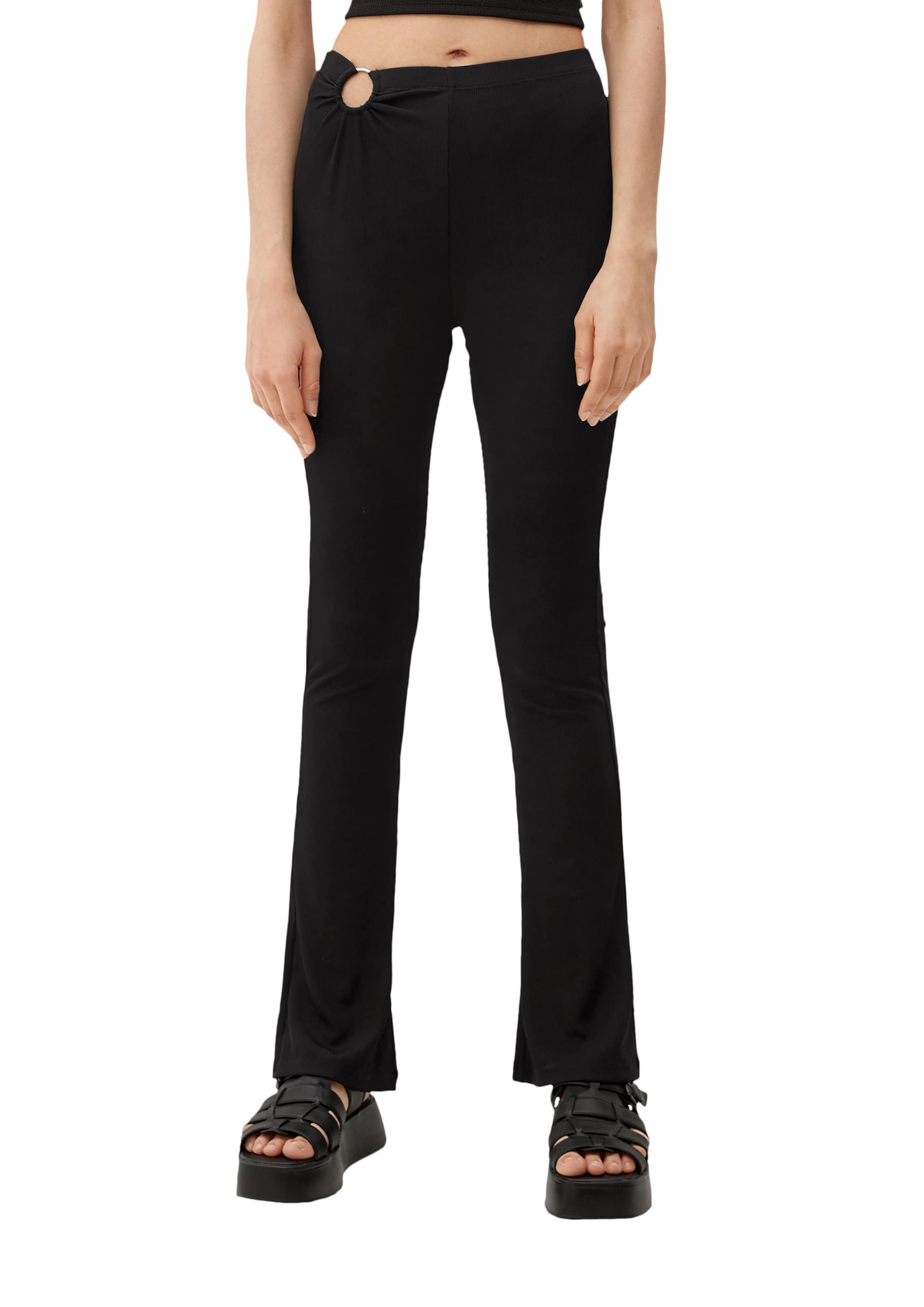 QS Flared Hose in Schwarz