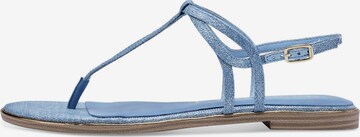 TAMARIS T-Bar Sandals in Blue