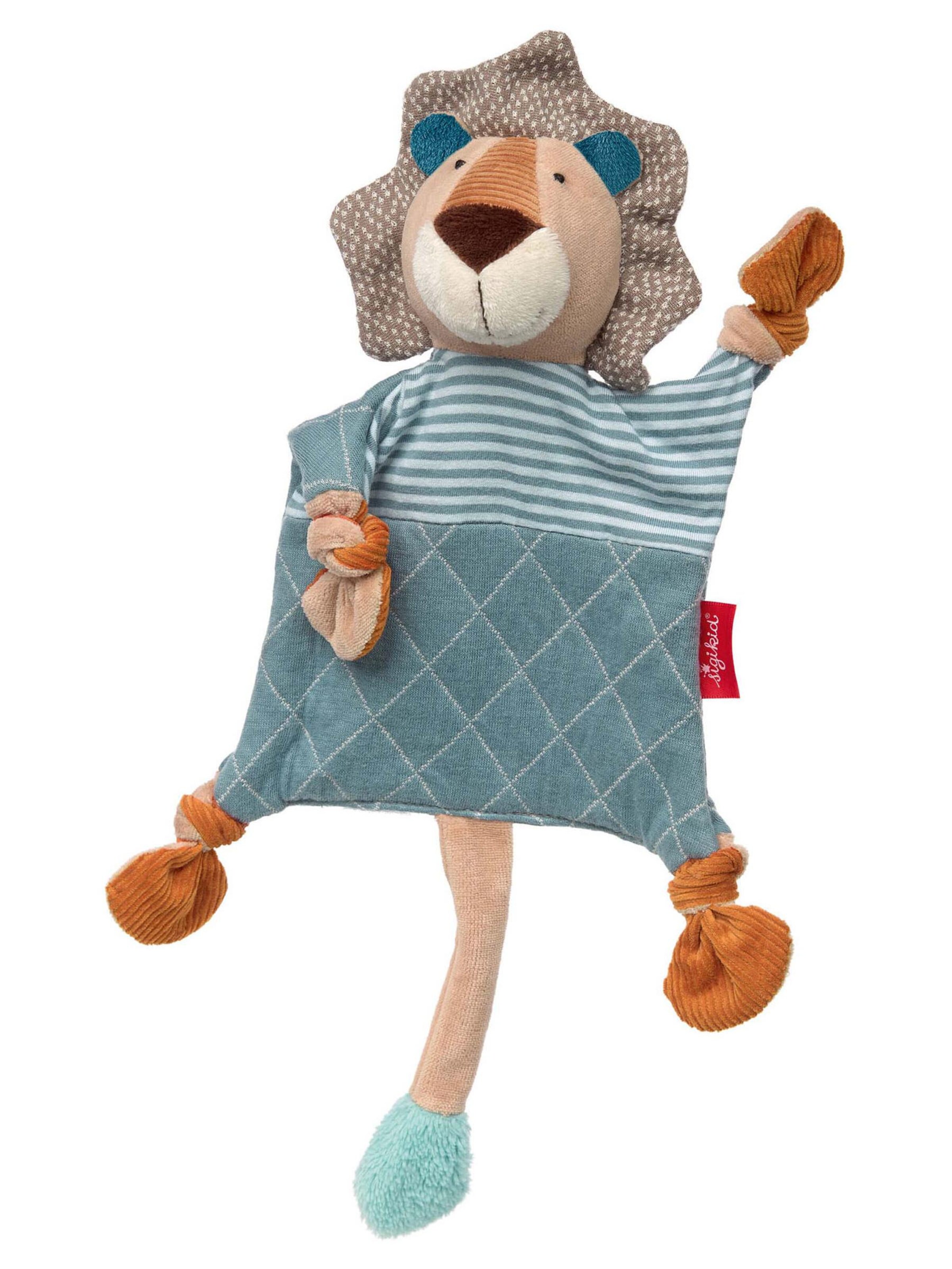 SIGIKID Stuffed animals 'Schnuffeltuch Classics' in Blue: front