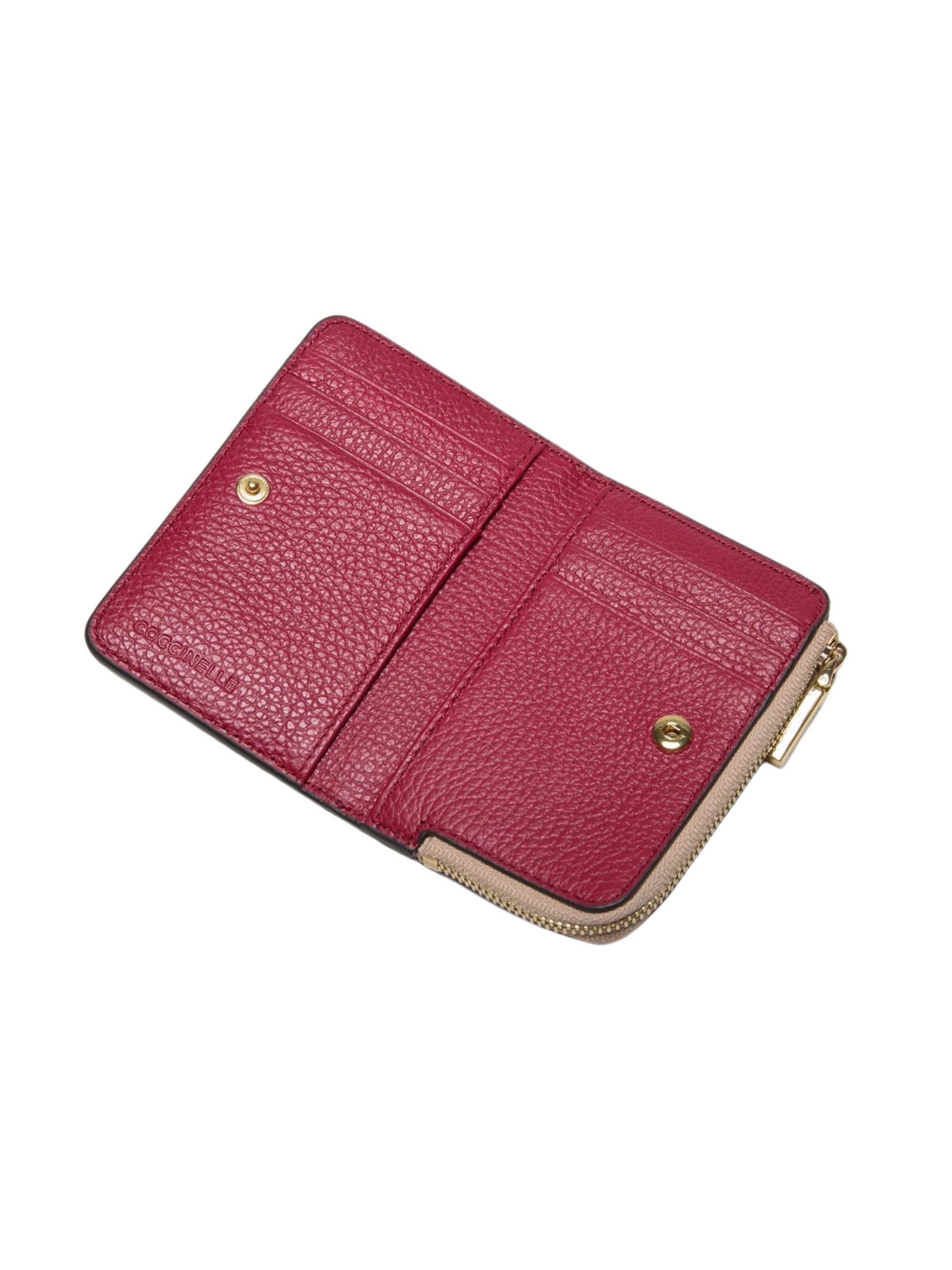 Coccinelle Portemonnee 'COCCINELLE METALLIC' in Bruin