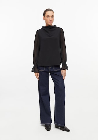 s.Oliver Blouse in Zwart: voorkant