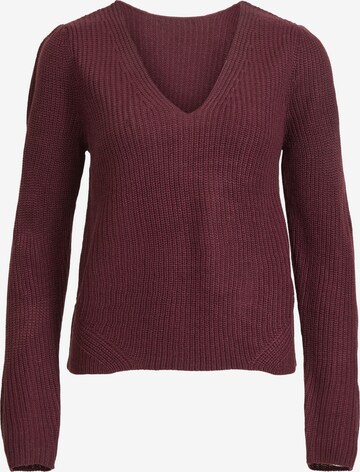 VILA Sweater in Red: front