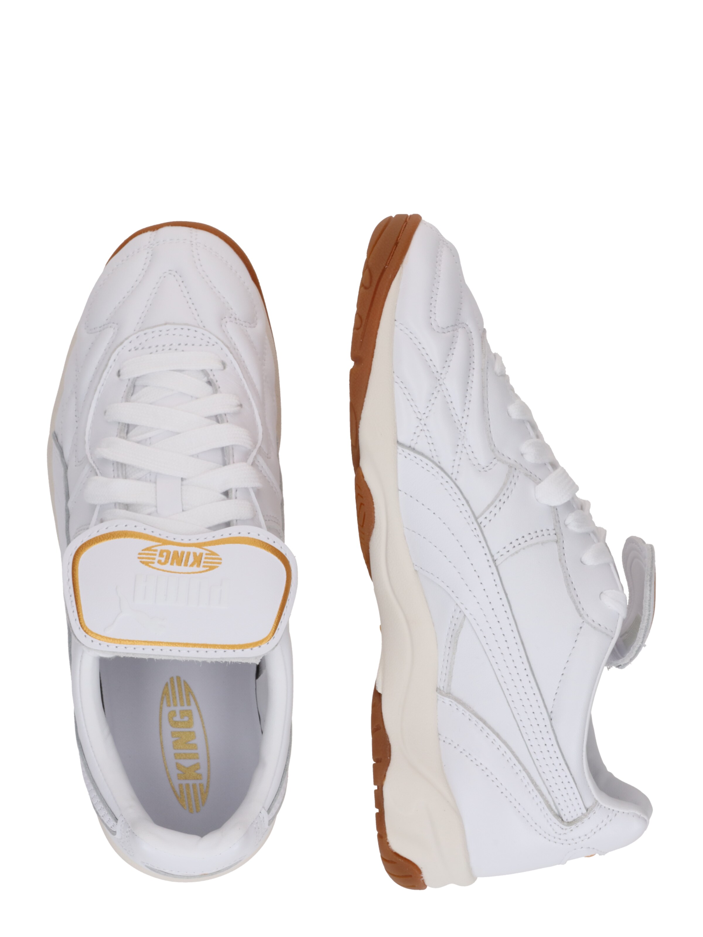 Baskets basses 'King' PUMA en blanc