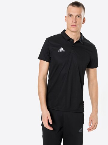 ADIDAS PERFORMANCE Poloshirt 'Core 18' in Schwarz: Vorderseite