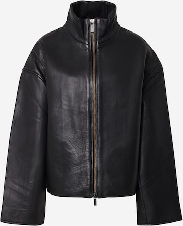 REMAIN Välikausitakki värissä musta: etupuoli