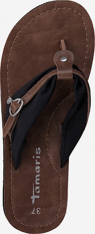 TAMARIS T-Bar Sandals in Brown